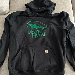 Carhartt Black Original Fit Hoodie XXL Dogfish Head